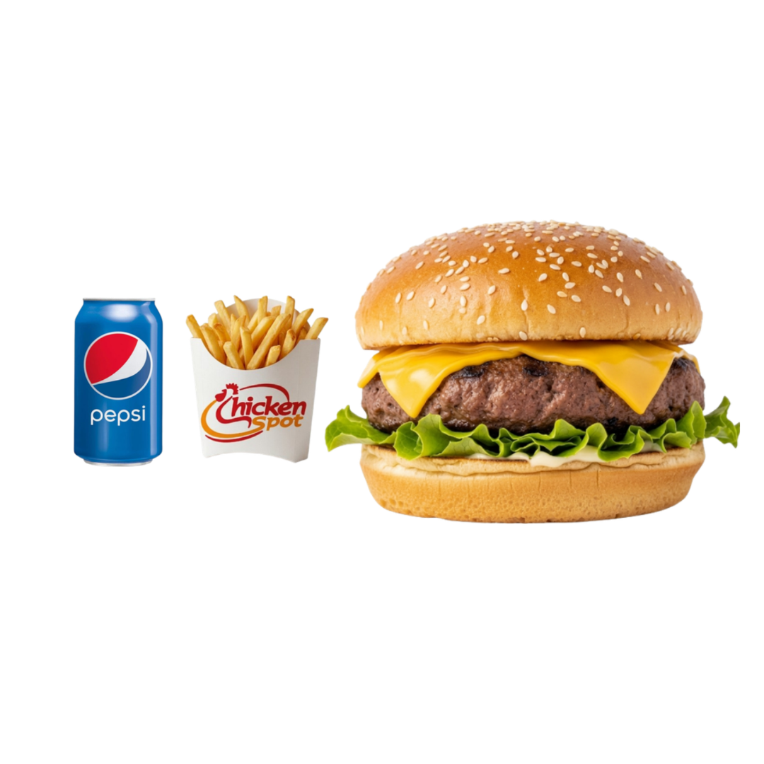 Cheese Burger Includes